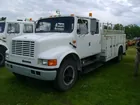 1993 International 4600 Single Axle Crane Truck