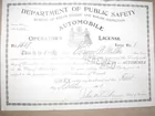 Philly Driver's Permit - 1903