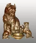 Viennese Bronzed Dog Humidor