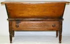 Dough box on legs with lid & drawer