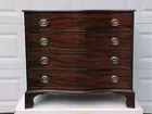 Lableled Thomas Needham Serpentine Chest