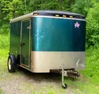 Lyn Liechty Auctions  10 ft cargo trailer