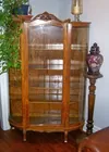 Lyn Liechty Auctions  Oak China Cabinet