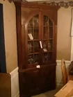 WALNUT CORNER CABINET