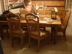 SET OF  PINE  CHAIRS WITH CAIN