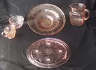 Pink Depression glass