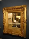 ORNATE GOLD LEAF FRAME-SHADOW BOX W/MIRR