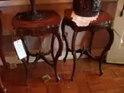INLAID FRENCH STYLE LAMP TABLES-2 PCS.