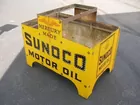 Sunoco Motor Oil Bottle Display 1930s