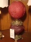 GONE WITH THE WIND OIL LAMP-RED