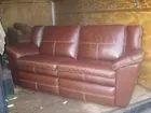 Leather La-z-boy Double reclining Couch