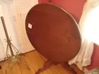 WALNUT TILT TOP TABLE