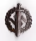 NAZI SA SILVER SPORT BADGE 