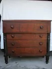 Country Classical Walnut Chest