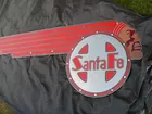 SANTA FE RAILROAD CAR SUPER CHIEF SIGN