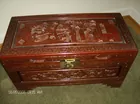 carved oriental chest