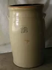 Large Stoneware Churn