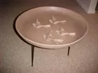 kay finch bird bath & 4 birds