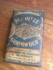Schultze DuPont Gunpowder tin