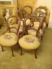 SET OF 6 WALNUT VICTORIAN CHAIRS