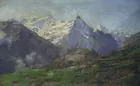 Oil on Canvas sgd. Eduard Huguenin