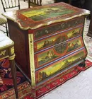 Early Flemish Hand-Painted Chest