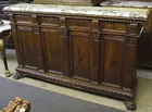 Early Italian Marble-Top Credenza