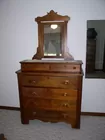 walnut dresser