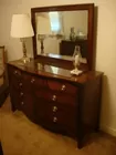 MAHOGANY DOUBLE DRESSER