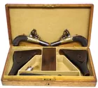 Cased Pair Marsh Flintlock Pistols With Original H