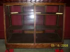 Oak Slant Front Showcase
