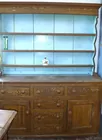 Grain painted open hutch