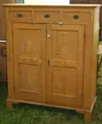 Mustard grained jam cupboard