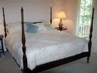 KING SOLID MAHOG TALL POSTER BED