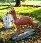 Lyn Liechty Auctions  Concrete Garden Deer