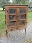 Walnut 12 tin pie safe