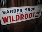 Moyer Auction * 1955 advertising sign - Wildroot
