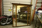 Antique Large Gold Buffet Mirror