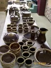 McCoy & Hull Set Of Brown Stone Ware