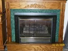 Nice Oak Propane Fireplace
