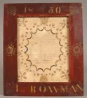 Bowman B 1839 Birth & Baptismal Fraktur