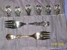 Francis I - 8 Piece Setting Of Silver Dinner Ware