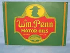 Tin William Penn Oil Sign
