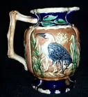 ANTIQUE MAJOLICA PITCHER 