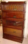 Four Stacked Globe Wernicke Bookcase