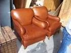 Edward Ferrell Ltd. Leather Chairs