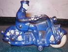 Cast Iron Motorcycle Toy
