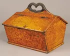 Paint Decorated Sewing Box
