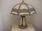 Slag Glass Lamp
