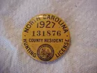 NC hunting badge 1st year made
